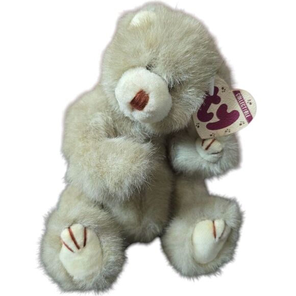 Ty Attic Treasures Collection Bear "Dickens" 1993 Vintage Jointed Teddy Cottage - Picture 1 of 6